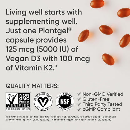 Vitamin D3 + K2
